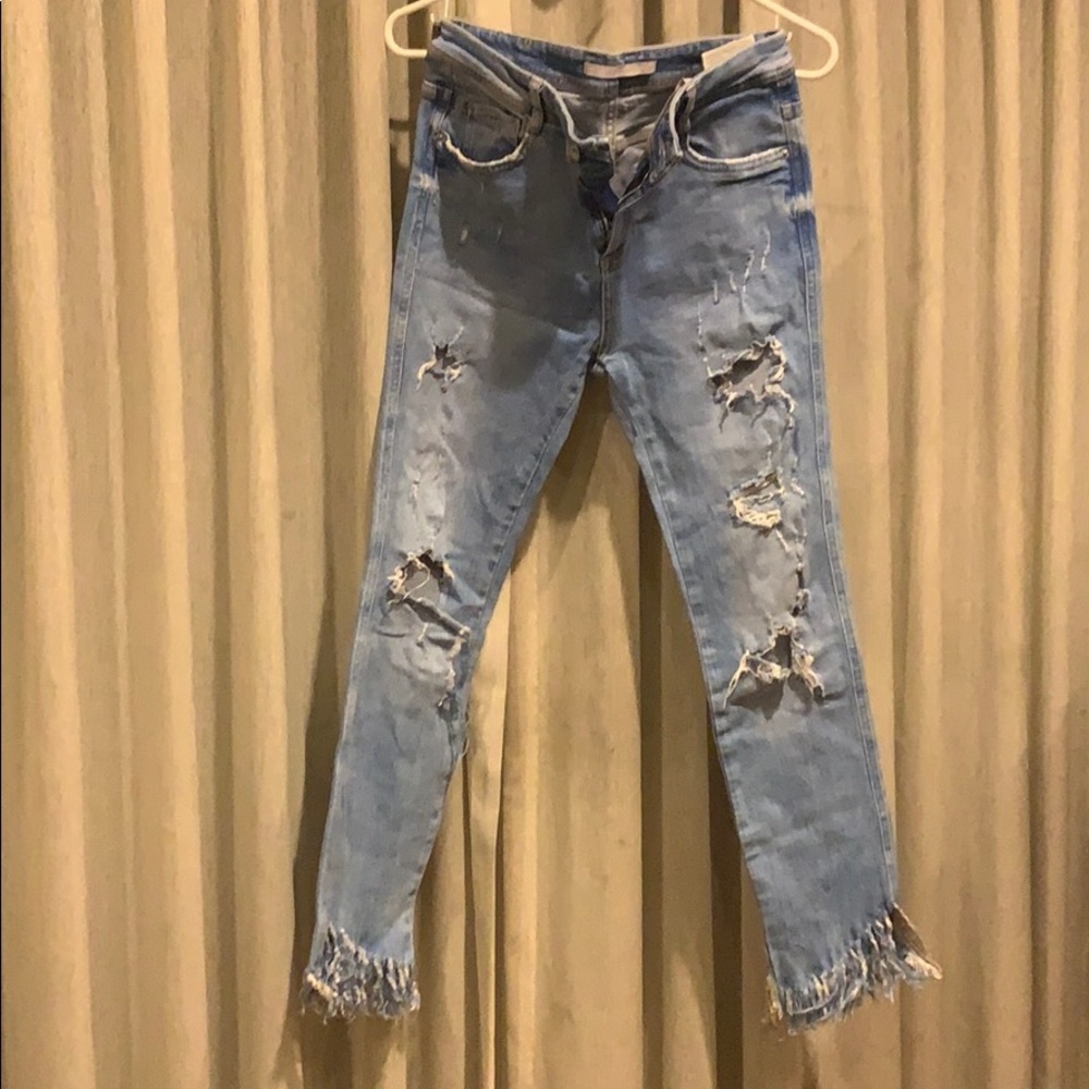 Zara High Waisted Jean